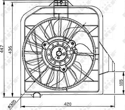 NRF 47032 - Ventilators, Motora dzesēšanas sistēma ps1.lv