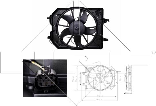 NRF 47021 - Ventilators, Motora dzesēšanas sistēma ps1.lv