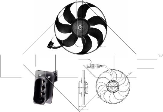 NRF 47393 - Ventilators, Motora dzesēšanas sistēma ps1.lv