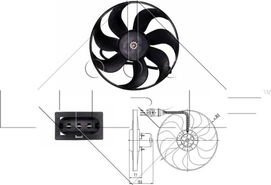 NRF 47397 - Ventilators, Motora dzesēšanas sistēma ps1.lv