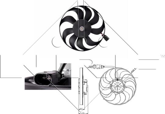 NRF 47381 - Ventilators, Motora dzesēšanas sistēma ps1.lv