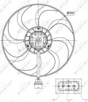 NRF 47375 - Ventilators, Motora dzesēšanas sistēma ps1.lv