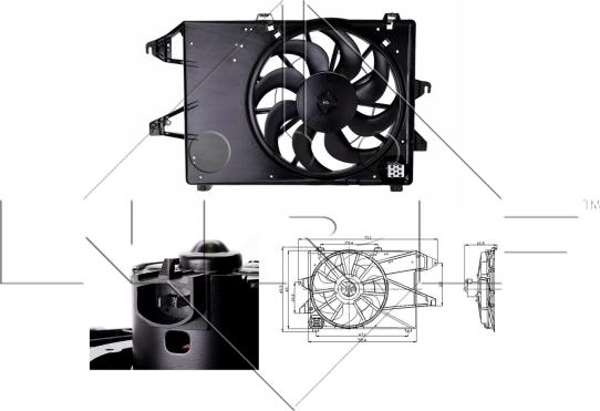 NRF 47260 - Ventilators, Motora dzesēšanas sistēma ps1.lv