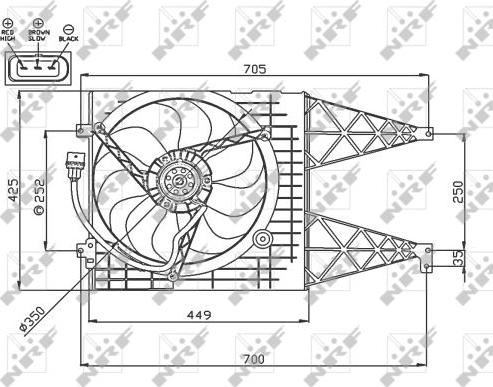 NRF 47744 - Ventilators, Motora dzesēšanas sistēma ps1.lv