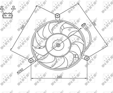 NRF 47745 - Ventilators, Motora dzesēšanas sistēma ps1.lv