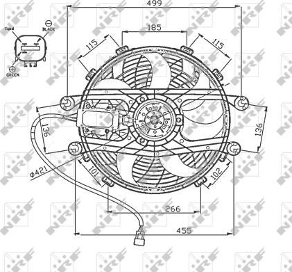 NRF 47747 - Ventilators, Motora dzesēšanas sistēma ps1.lv