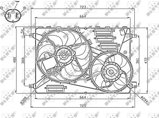 NRF 47755 - Ventilators, Motora dzesēšanas sistēma ps1.lv