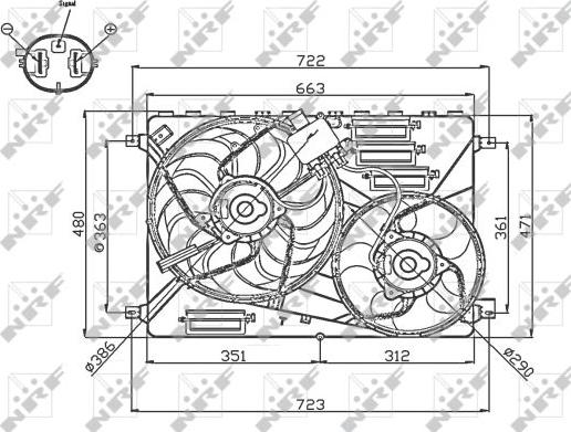 NRF 47756 - Ventilators, Motora dzesēšanas sistēma ps1.lv