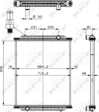 NRF 599563X - Radiators, Motora dzesēšanas sistēma ps1.lv