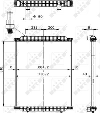 NRF 599563 - Radiators, Motora dzesēšanas sistēma ps1.lv