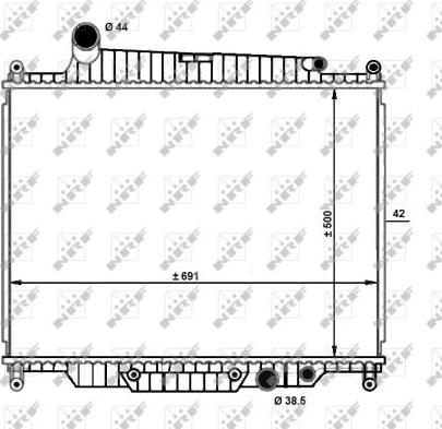 NRF 59096 - Radiators, Motora dzesēšanas sistēma ps1.lv