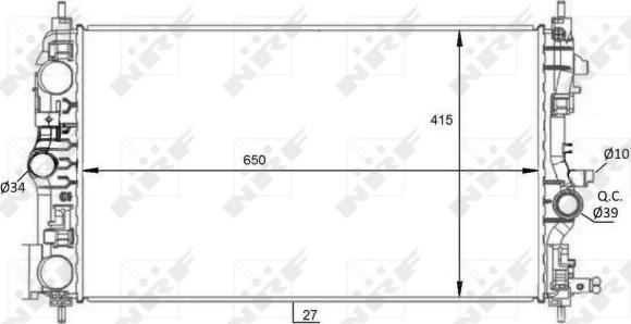 NRF 59076 - Radiators, Motora dzesēšanas sistēma ps1.lv