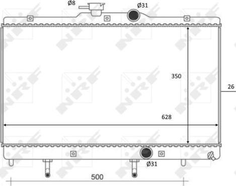 NRF 59078 - Radiators, Motora dzesēšanas sistēma ps1.lv