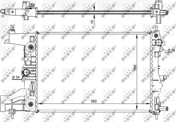 NRF 59144 - Radiators, Motora dzesēšanas sistēma ps1.lv