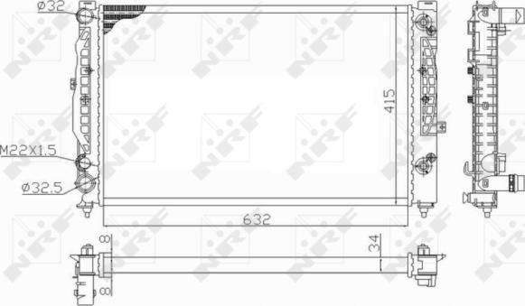 NRF 59101 - Radiators, Motora dzesēšanas sistēma ps1.lv