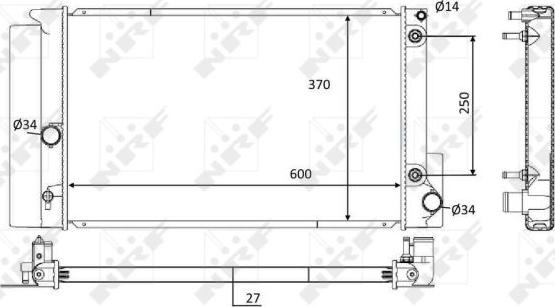 NRF 59115 - Radiators, Motora dzesēšanas sistēma ps1.lv