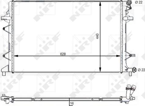 NRF 59118 - Radiators, Motora dzesēšanas sistēma ps1.lv