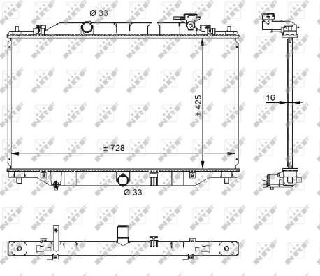 NRF 59206 - Radiators, Motora dzesēšanas sistēma ps1.lv