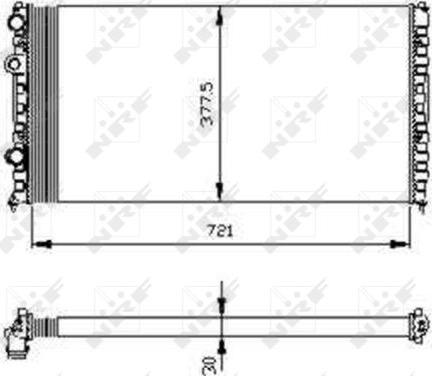 NRF 54696 - Radiators, Motora dzesēšanas sistēma ps1.lv