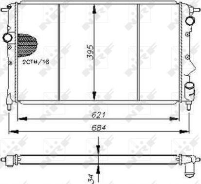 NRF 54650 - Radiators, Motora dzesēšanas sistēma ps1.lv