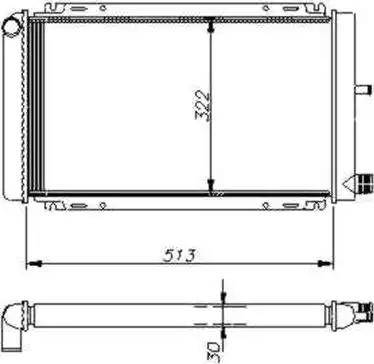 NRF 54614 - Radiators, Motora dzesēšanas sistēma ps1.lv