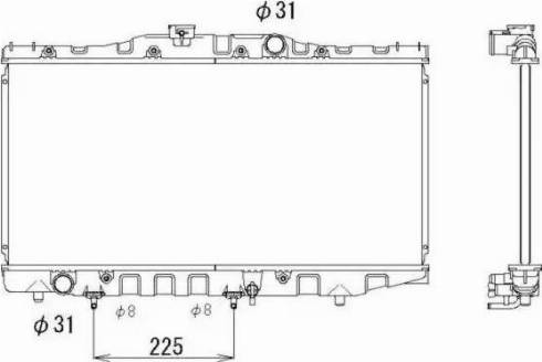 NRF 546711 - Radiators, Motora dzesēšanas sistēma ps1.lv