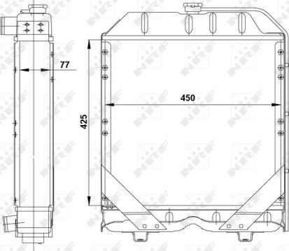 NRF 54101 - Radiators, Motora dzesēšanas sistēma ps1.lv