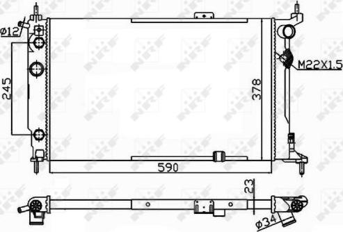 NRF 54201 - Radiators, Motora dzesēšanas sistēma ps1.lv