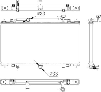 NRF 550012 - Radiators, Motora dzesēšanas sistēma ps1.lv