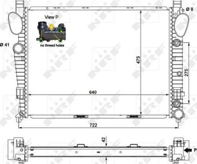 NRF 55325 - Radiators, Motora dzesēšanas sistēma ps1.lv