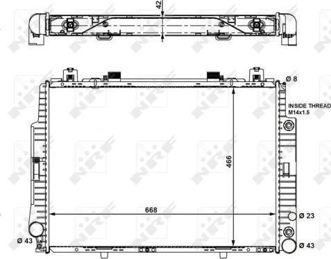 NRF 55320 - Radiators, Motora dzesēšanas sistēma ps1.lv