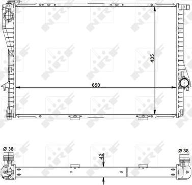 NRF 55322 - Radiators, Motora dzesēšanas sistēma ps1.lv