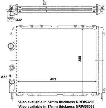 NRF 56098 - Radiators, Motora dzesēšanas sistēma ps1.lv