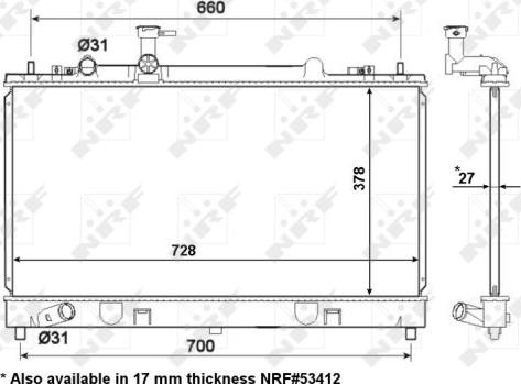 NRF 56063 - Radiators, Motora dzesēšanas sistēma ps1.lv