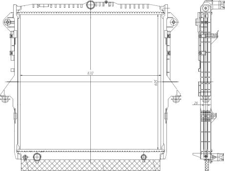 NRF 560001 - Radiators, Motora dzesēšanas sistēma ps1.lv