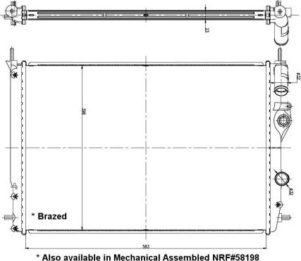 NRF 56158 - Radiators, Motora dzesēšanas sistēma ps1.lv