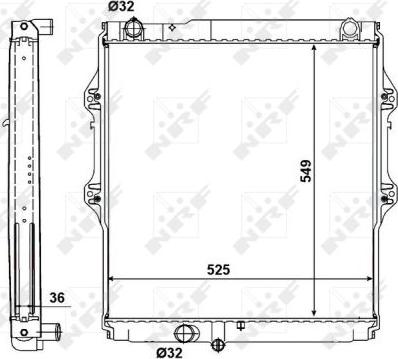 NRF 56152 - Radiators, Motora dzesēšanas sistēma ps1.lv