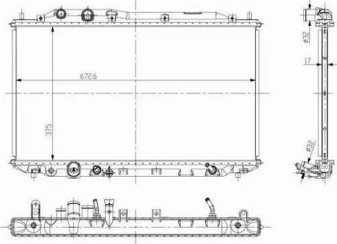 NRF 56136 - Radiators, Motora dzesēšanas sistēma ps1.lv