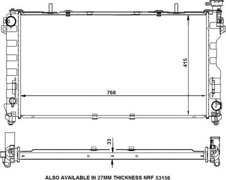 NRF 56133 - Radiators, Motora dzesēšanas sistēma ps1.lv