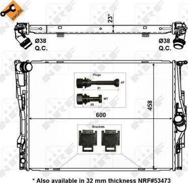 NRF 56129 - Radiators, Motora dzesēšanas sistēma ps1.lv