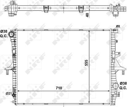 NRF 56124 - Radiators, Motora dzesēšanas sistēma ps1.lv