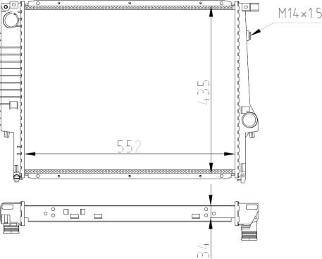 NRF 509558A - Radiators, Motora dzesēšanas sistēma ps1.lv