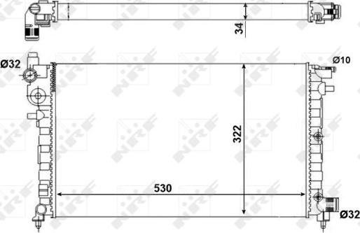 NRF 509502A - Radiators, Motora dzesēšanas sistēma ps1.lv