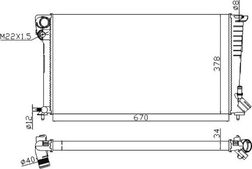 NRF 509510A - Radiators, Motora dzesēšanas sistēma ps1.lv