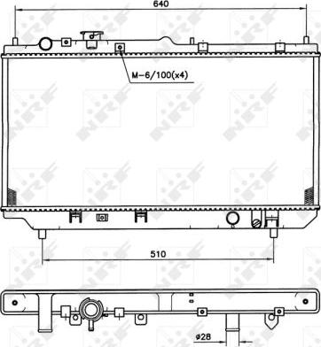 NRF 509511 - Radiators, Motora dzesēšanas sistēma ps1.lv