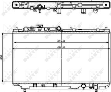 NRF 509512 - Radiators, Motora dzesēšanas sistēma ps1.lv