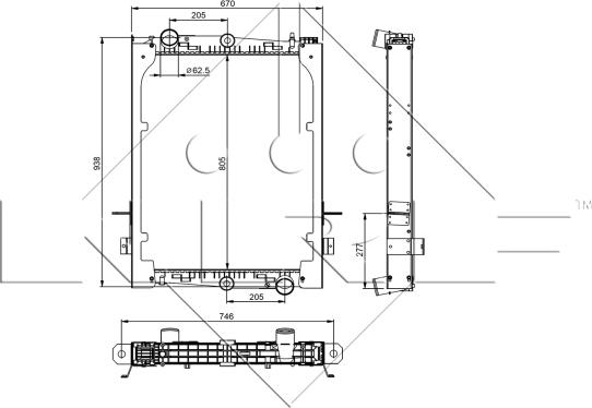 NRF 509585 - Radiators, Motora dzesēšanas sistēma ps1.lv