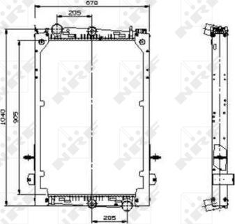 NRF 509586 - Radiators, Motora dzesēšanas sistēma ps1.lv