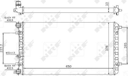 NRF 509644 - Radiators, Motora dzesēšanas sistēma ps1.lv