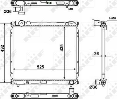 NRF 50448 - Radiators, Motora dzesēšanas sistēma ps1.lv